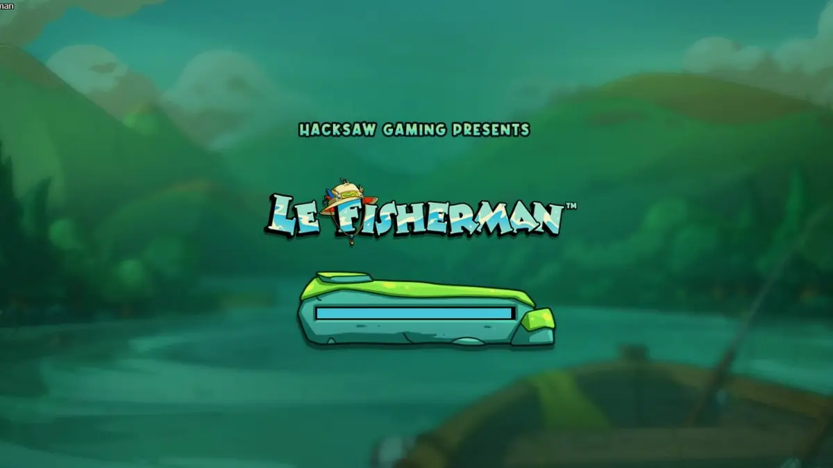 Smokey the Raccoon fishing in Le Fisherman slot